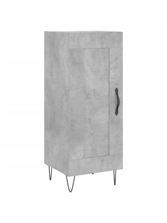 Komoda, betono pilkos spalvos, 34,5x34x180cm, apdirbta mediena
