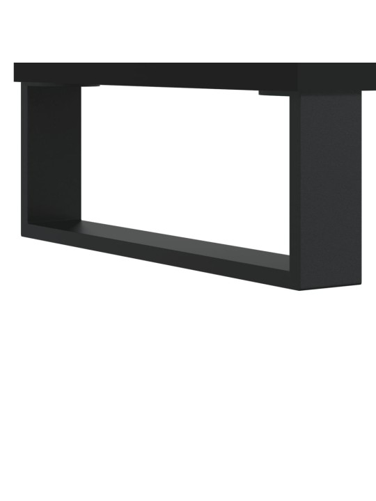 Komoda, juodos spalvos, 69,5x34x180cm, apdirbta mediena