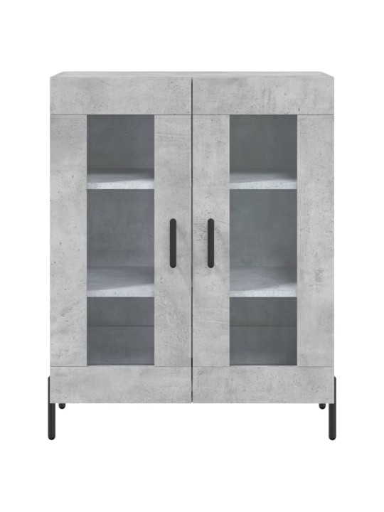 Komoda, betono pilkos spalvos, 69,5x34x180cm, apdirbta mediena