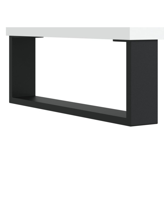 Komoda, baltos spalvos, 69,5x34x180cm, apdirbta mediena