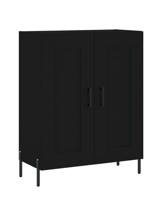 Komoda, juodos spalvos, 69,5x34x180cm, apdirbta mediena
