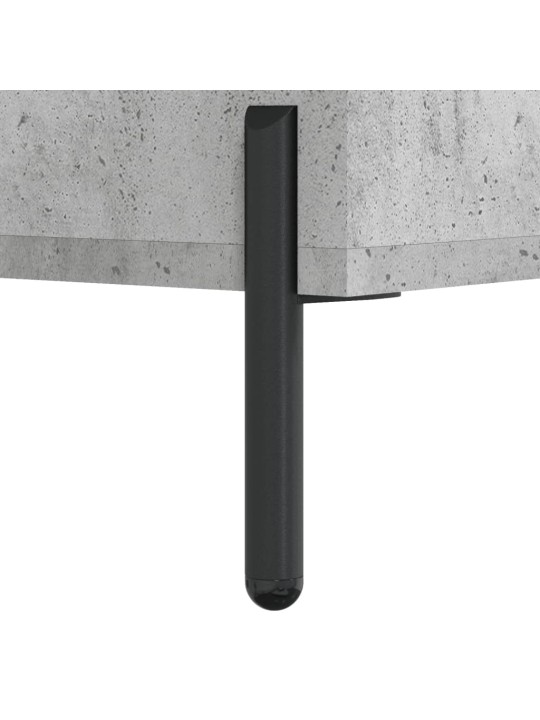 Komoda, betono pilkos spalvos, 69,5x34x180cm, apdirbta mediena