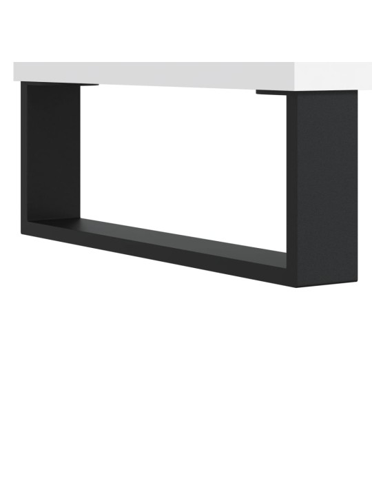 Komoda, baltos spalvos, 69,5x34x180cm, apdirbta mediena