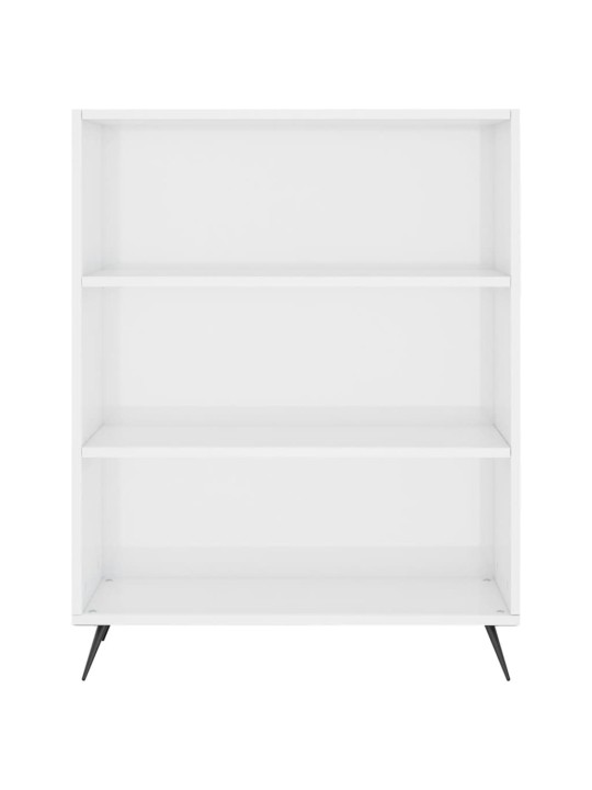 Komoda, baltos spalvos, 69,5x34x180cm, apdirbta mediena, blizgi