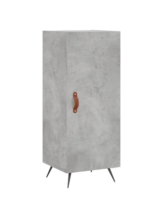 Komoda, betono pilkos spalvos, 34,5x34x180cm, apdirbta mediena