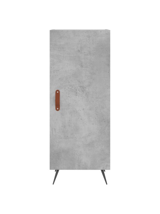 Komoda, betono pilkos spalvos, 34,5x34x180cm, apdirbta mediena