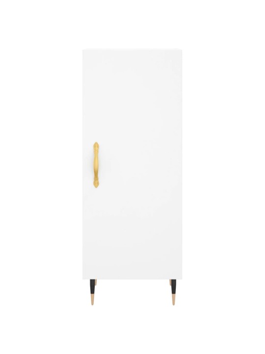 Komoda, baltos spalvos, 34,5x34x180cm, apdirbta mediena