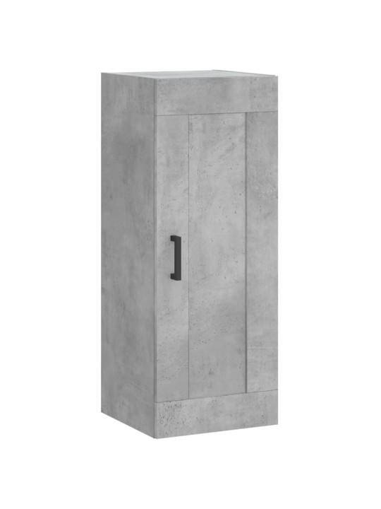 Komoda, betono pilkos spalvos, 34,5x34x180cm, apdirbta mediena