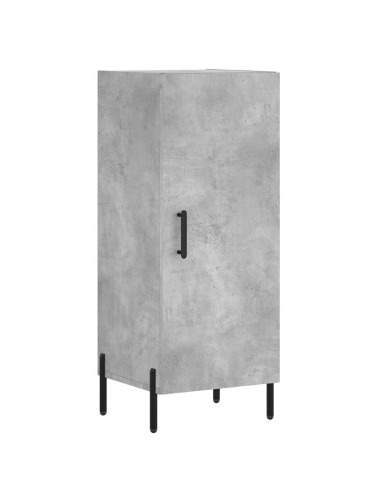 Komoda, betono pilkos spalvos, 34,5x34x180cm, apdirbta mediena