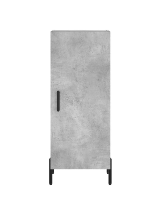 Komoda, betono pilkos spalvos, 34,5x34x180cm, apdirbta mediena