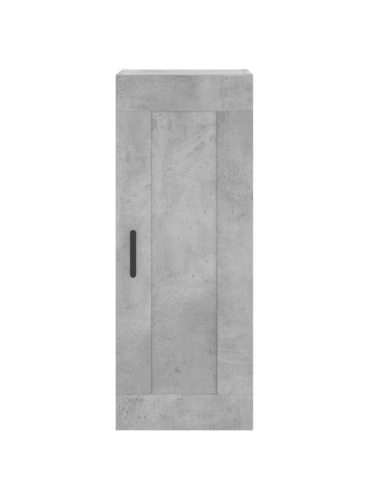 Komoda, betono pilkos spalvos, 34,5x34x180cm, apdirbta mediena
