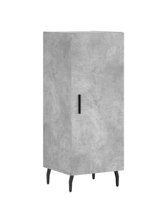 Komoda, betono pilkos spalvos, 34,5x34x180cm, apdirbta mediena