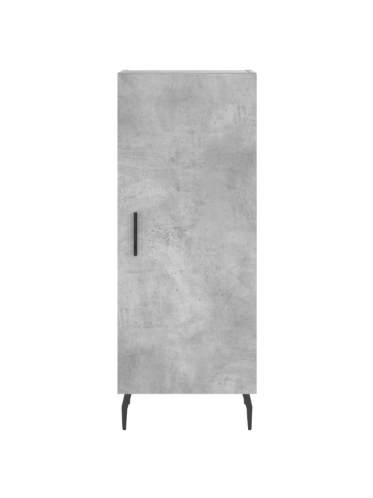 Komoda, betono pilkos spalvos, 34,5x34x180cm, apdirbta mediena