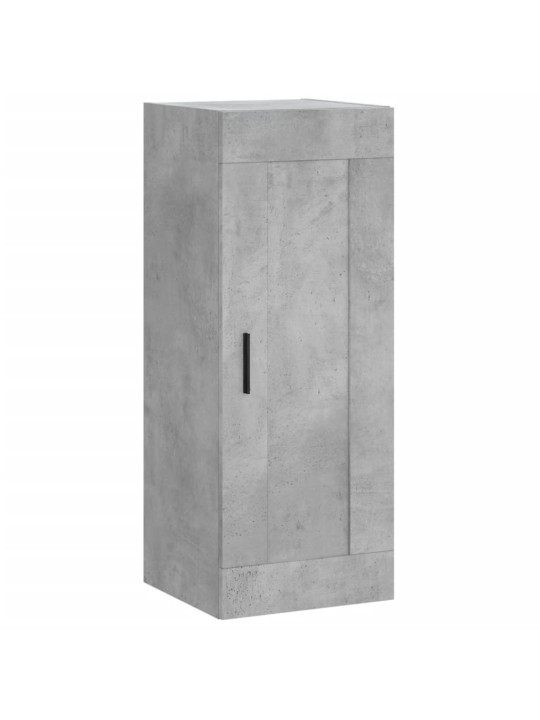 Komoda, betono pilkos spalvos, 34,5x34x180cm, apdirbta mediena