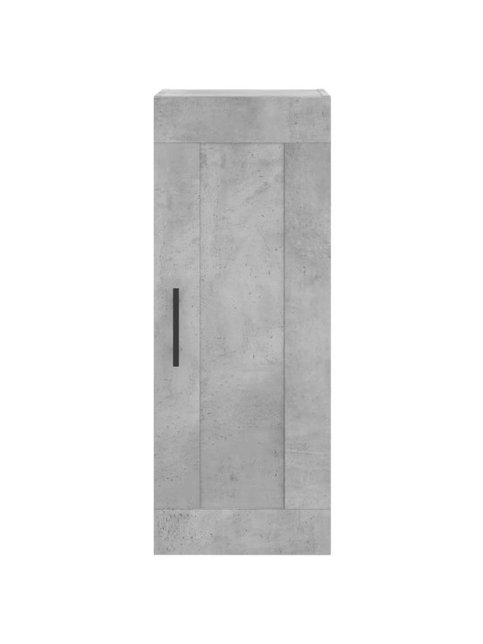 Komoda, betono pilkos spalvos, 34,5x34x180cm, apdirbta mediena
