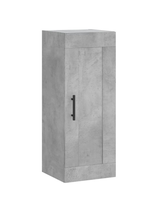 Komoda, betono pilkos spalvos, 34,5x34x180cm, apdirbta mediena