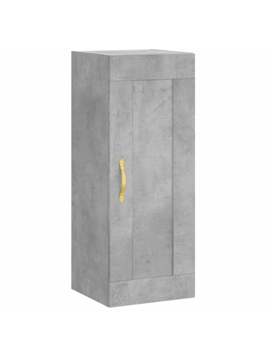 Komoda, betono pilkos spalvos, 34,5x34x180cm, apdirbta mediena