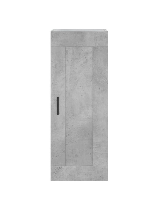Komoda, betono pilkos spalvos, 34,5x34x180cm, apdirbta mediena