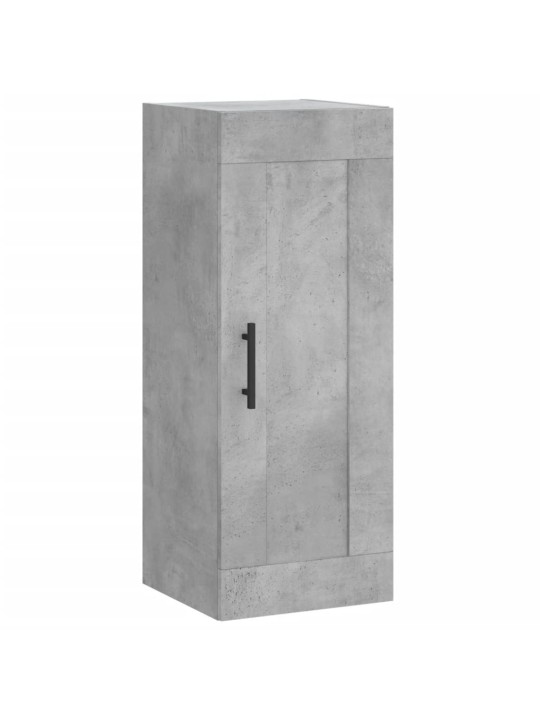 Komoda, betono pilkos spalvos, 34,5x34x180cm, apdirbta mediena