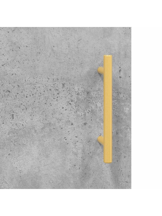Komoda, betono pilkos spalvos, 34,5x34x180cm, apdirbta mediena