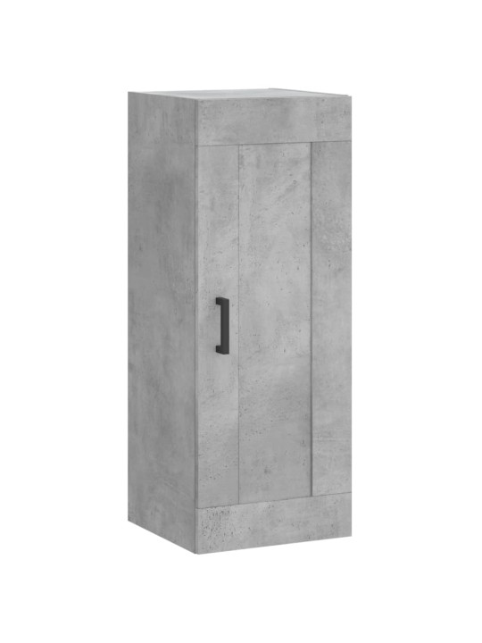 Komoda, betono pilkos spalvos, 34,5x34x180cm, apdirbta mediena