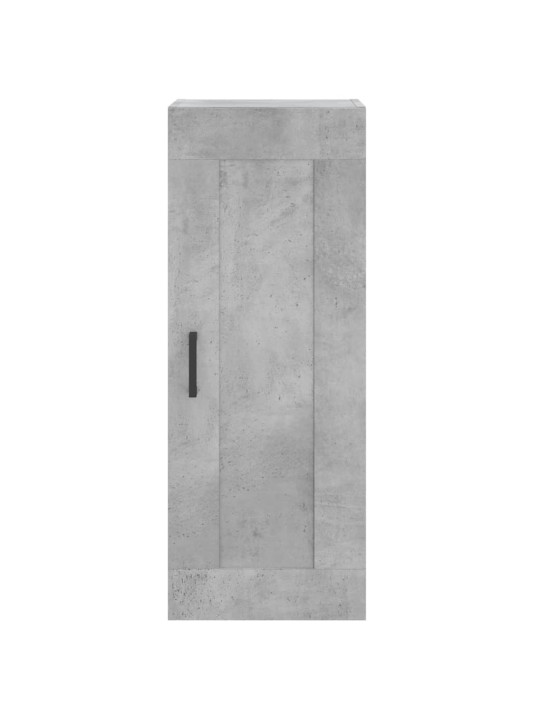 Komoda, betono pilkos spalvos, 34,5x34x180cm, apdirbta mediena