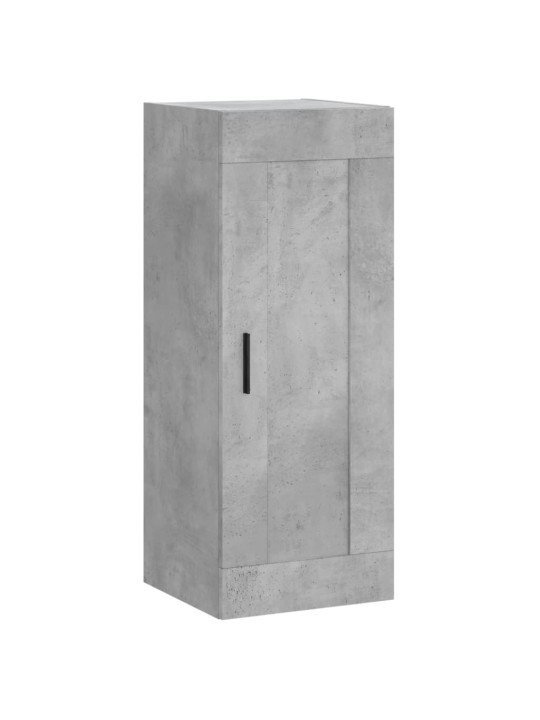 Komoda, betono pilkos spalvos, 34,5x34x180cm, apdirbta mediena