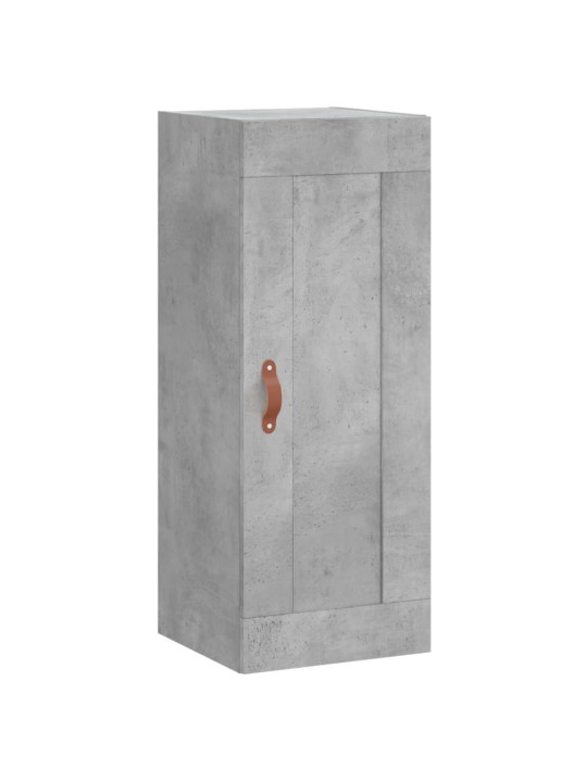 Komoda, betono pilkos spalvos, 34,5x34x180cm, apdirbta mediena