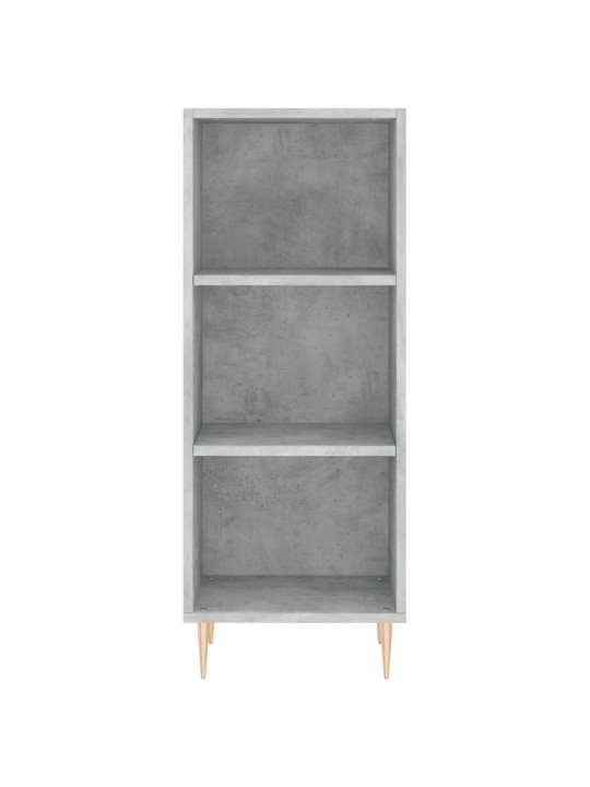 Komoda, betono pilkos spalvos, 34,5x34x180cm, apdirbta mediena