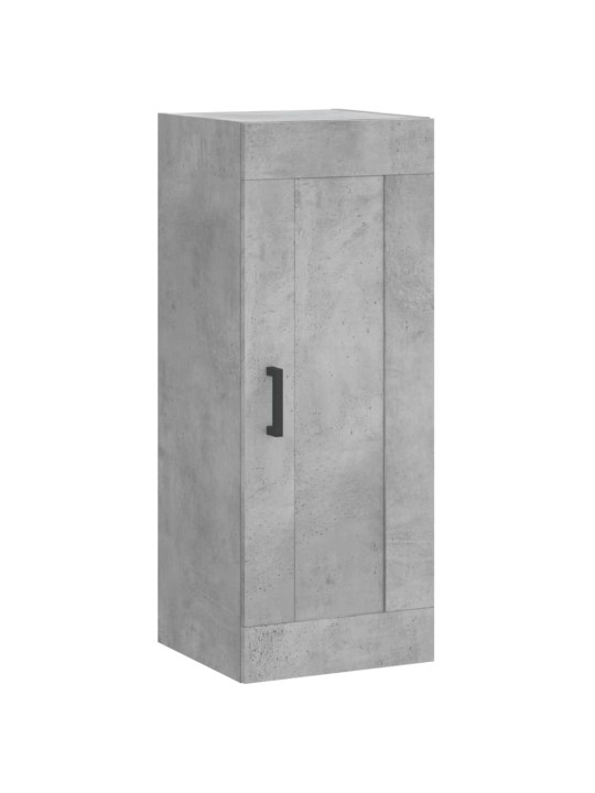 Komoda, betono pilkos spalvos, 34,5x34x180cm, apdirbta mediena