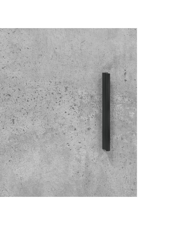 Komoda, betono pilkos spalvos, 34,5x34x180cm, apdirbta mediena