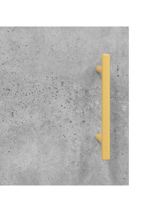 Komoda, betono pilkos spalvos, 34,5x34x180cm, apdirbta mediena