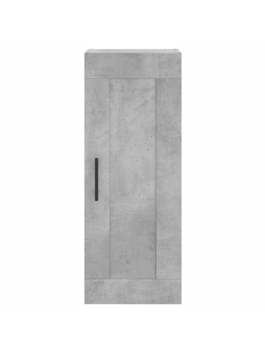 Komoda, betono pilkos spalvos, 34,5x34x180cm, apdirbta mediena