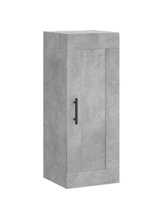 Komoda, betono pilkos spalvos, 34,5x34x180cm, apdirbta mediena