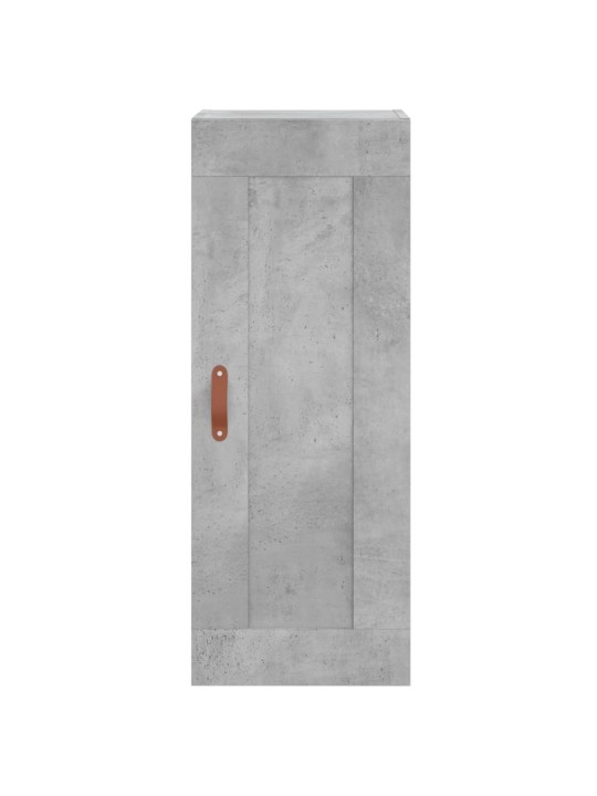 Komoda, betono pilkos spalvos, 34,5x34x180cm, apdirbta mediena