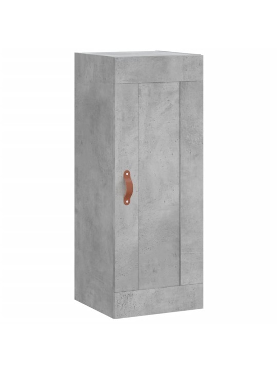 Komoda, betono pilkos spalvos, 34,5x34x180cm, apdirbta mediena