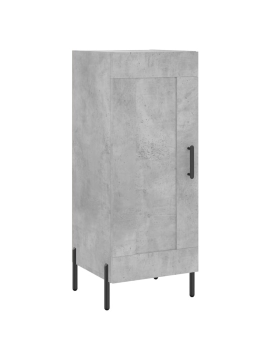 Komoda, betono pilkos spalvos, 34,5x34x180cm, apdirbta mediena