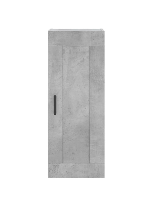 Komoda, betono pilkos spalvos, 34,5x34x180cm, apdirbta mediena