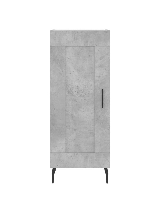 Komoda, betono pilkos spalvos, 34,5x34x180cm, apdirbta mediena
