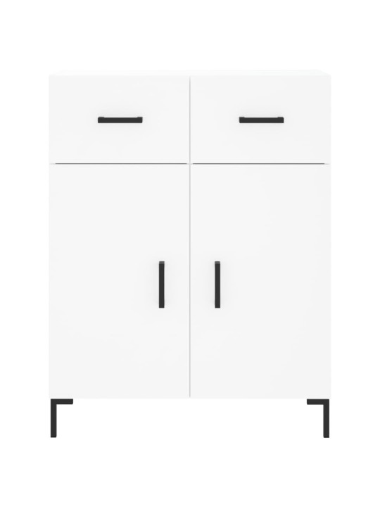 Komoda, baltos spalvos, 69,5x34x180cm, apdirbta mediena
