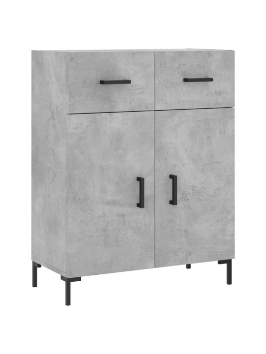 Komoda, betono pilkos spalvos, 69,5x34x180cm, apdirbta mediena