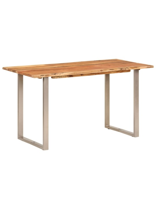 Valgomojo stalas, 140x70x76cm, akacijos medienos masyvas