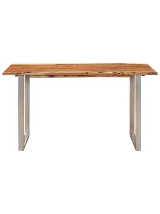 Valgomojo stalas, 140x70x76cm, akacijos medienos masyvas