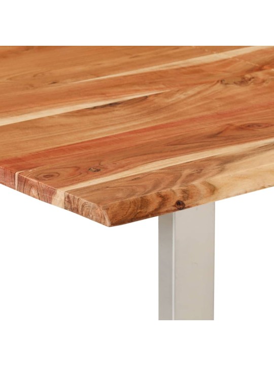 Valgomojo stalas, 140x70x76cm, akacijos medienos masyvas