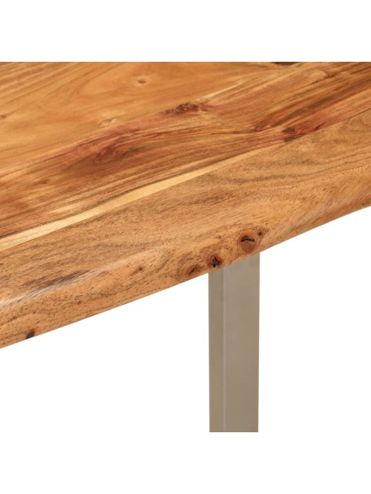 Valgomojo stalas, 110x50x76cm, akacijos medienos masyvas