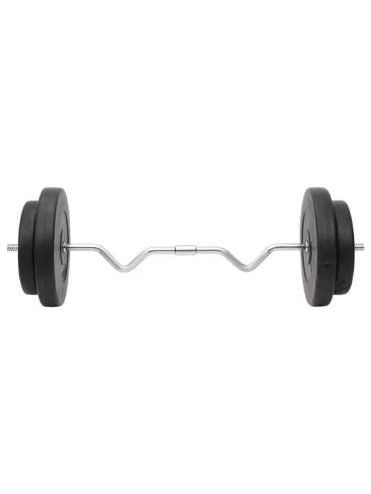 Štangos ir svarmenų su svoriais rinkinys, 90kg