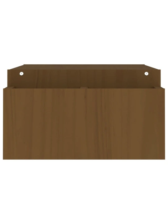 Monitoriaus stovas, medaus rudas, 100x27,5x15cm, pušies masyvas
