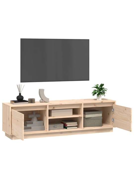 Televizoriaus spintelė, 140x35x40cm, pušies medienos masyvas