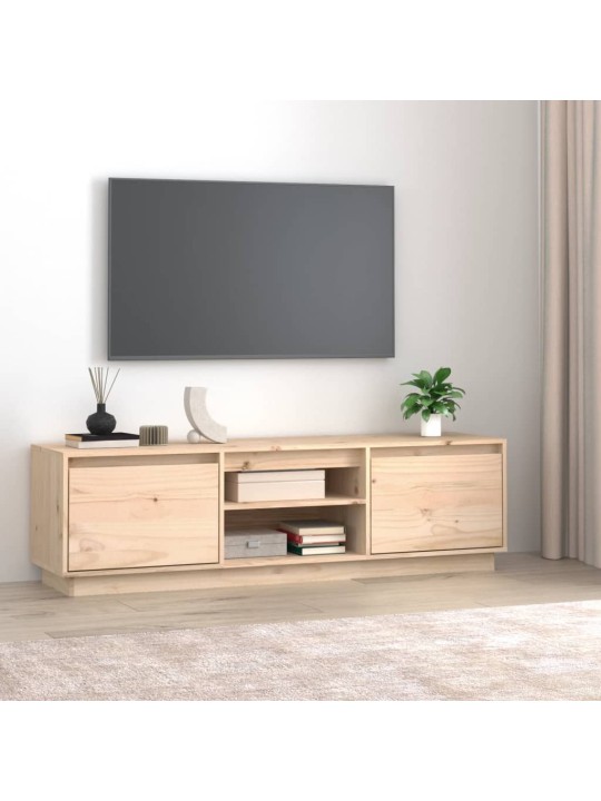 Televizoriaus spintelė, 140x35x40cm, pušies medienos masyvas