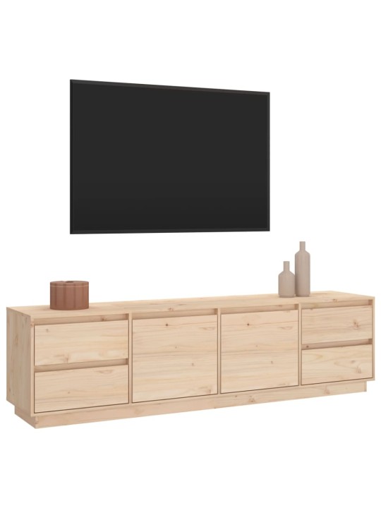 Televizoriaus spintelė, 176x37x47,5cm, pušies medienos masyvas